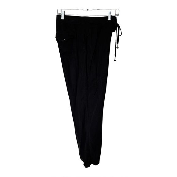 Young Fabulous & Broke Black Tencel Ankle Pants with Cuff Size Medium - Picture 1 of 11